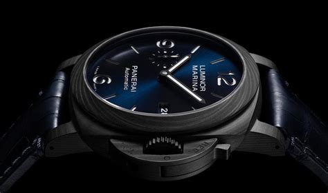 Panerai Luminor Carbotech Blu Notte Has A Midnight Dive Vibe .